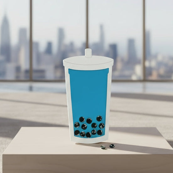 The Boba Board - Butterfly Pea Milk Tea