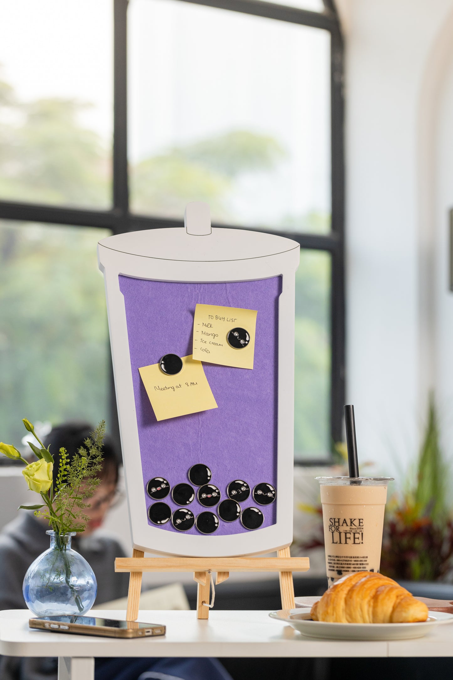 The Boba Board - Taro Milk Tea
