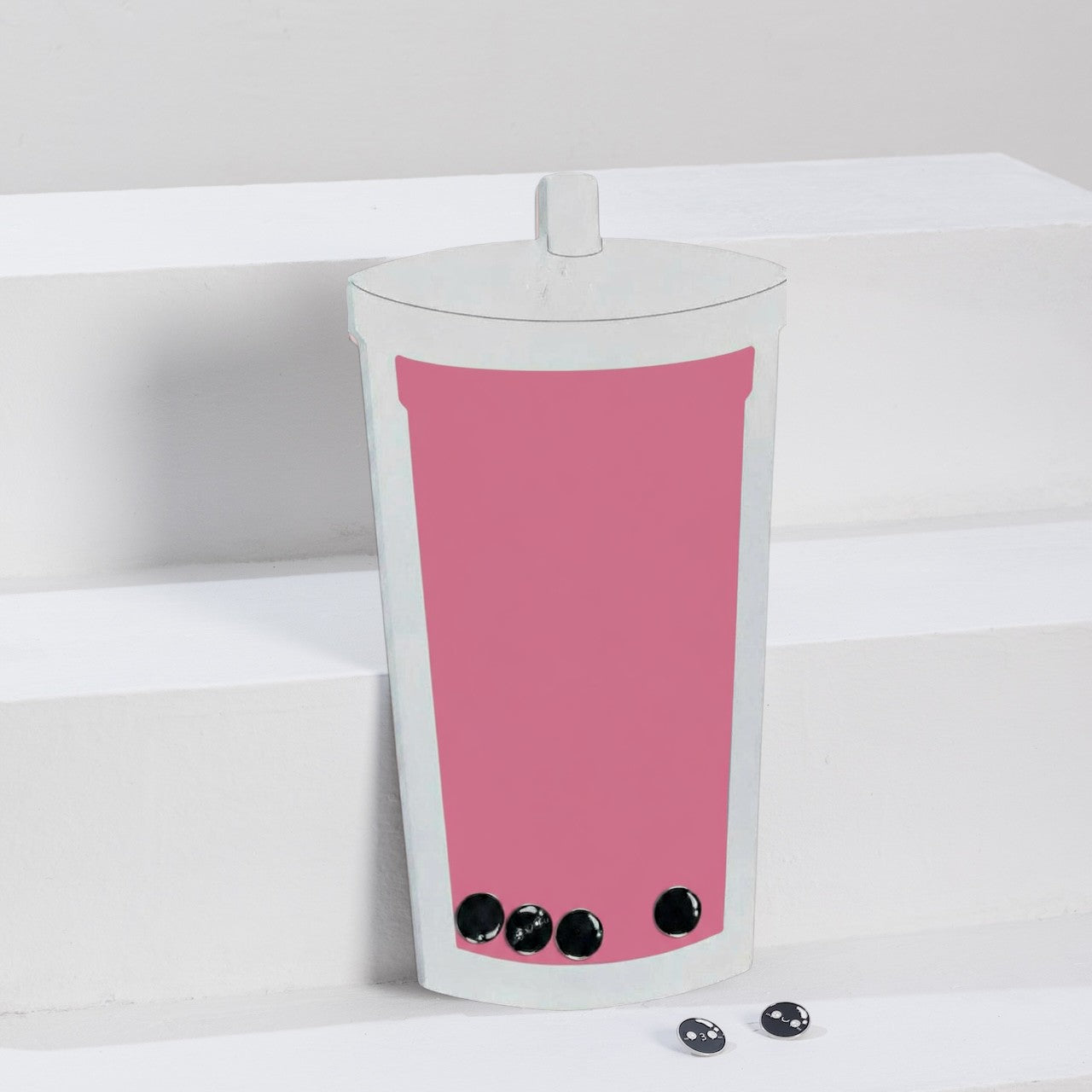 The Boba Board - Rose Milk Tea