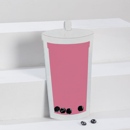 The Boba Board - Rose Milk Tea